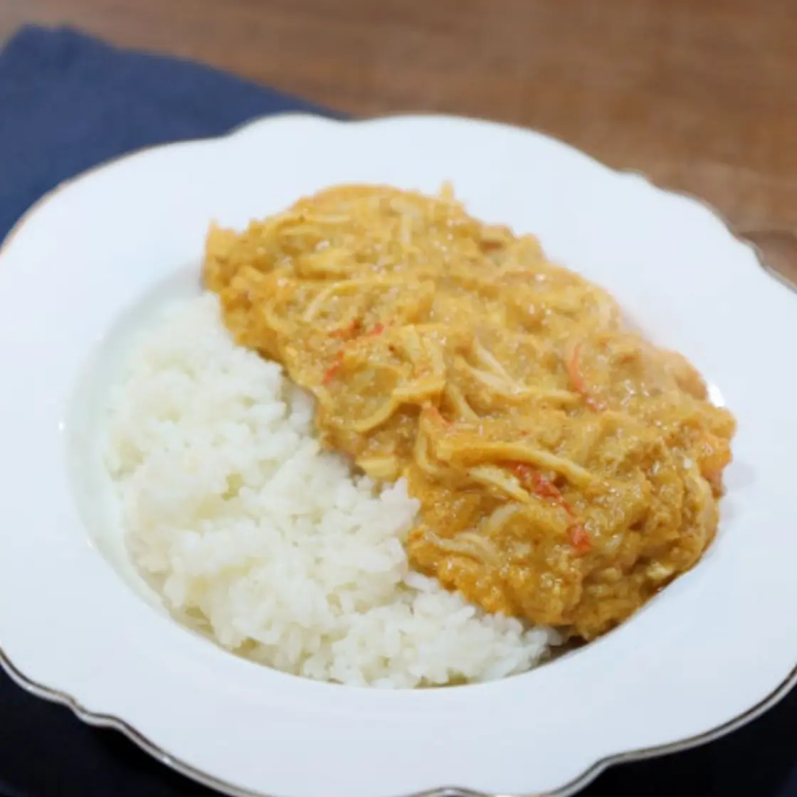 크래미(맛살)로 만드는 간단한 푸팟퐁커리