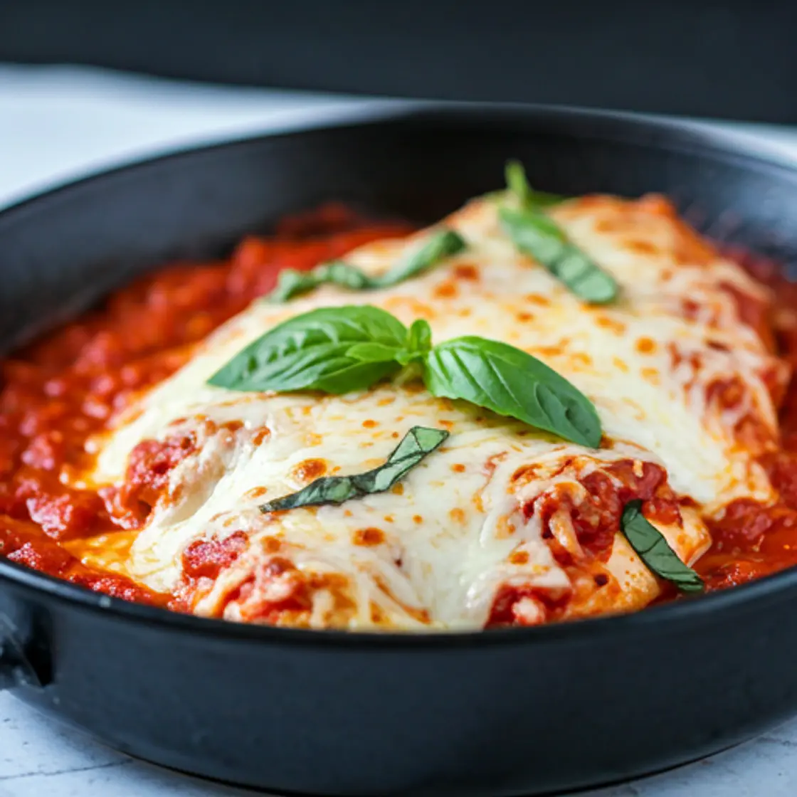 Creamy Marinara Chicken Bake
