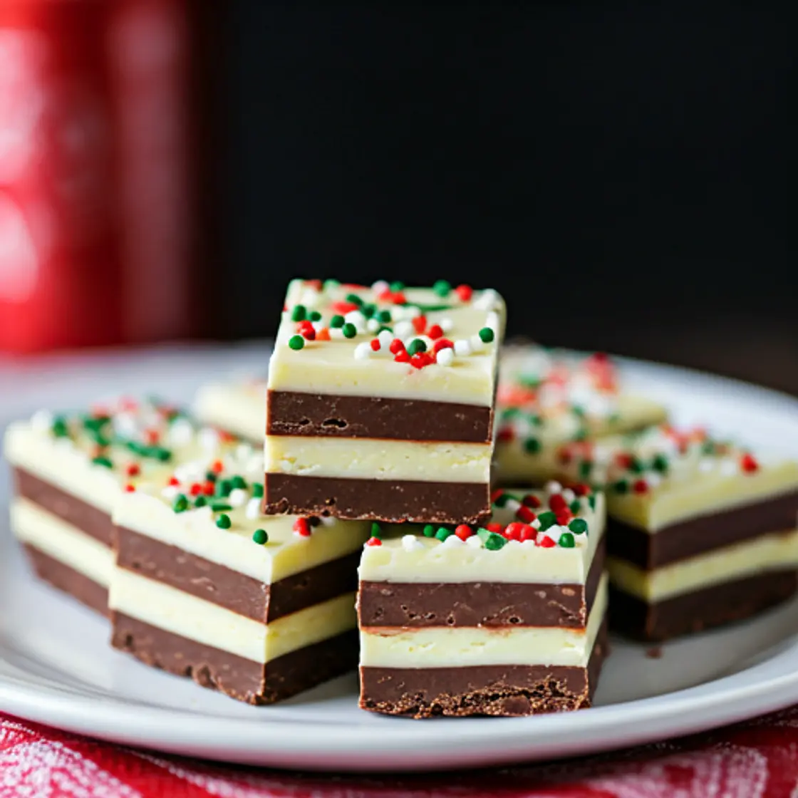 Layered Christmas Fudge