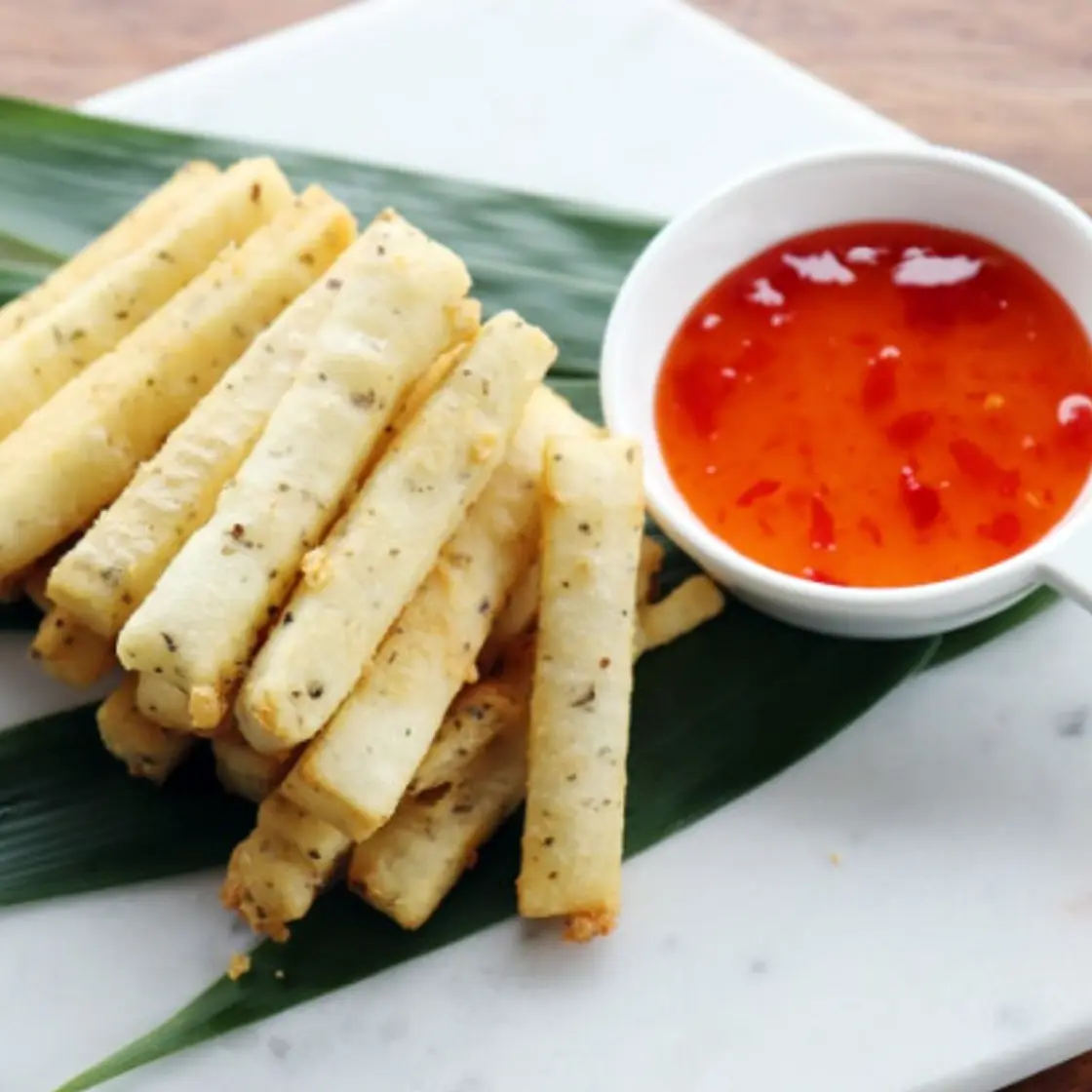 감자튀김 쫀득하고 바싹하게 만들어 보세요. (kentang goreng keju)