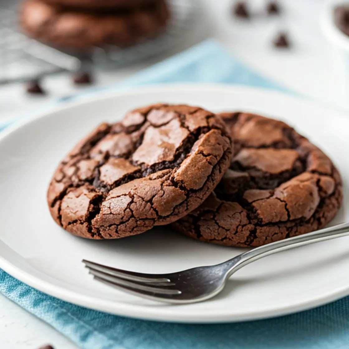 Melt Away Brownie Cookies