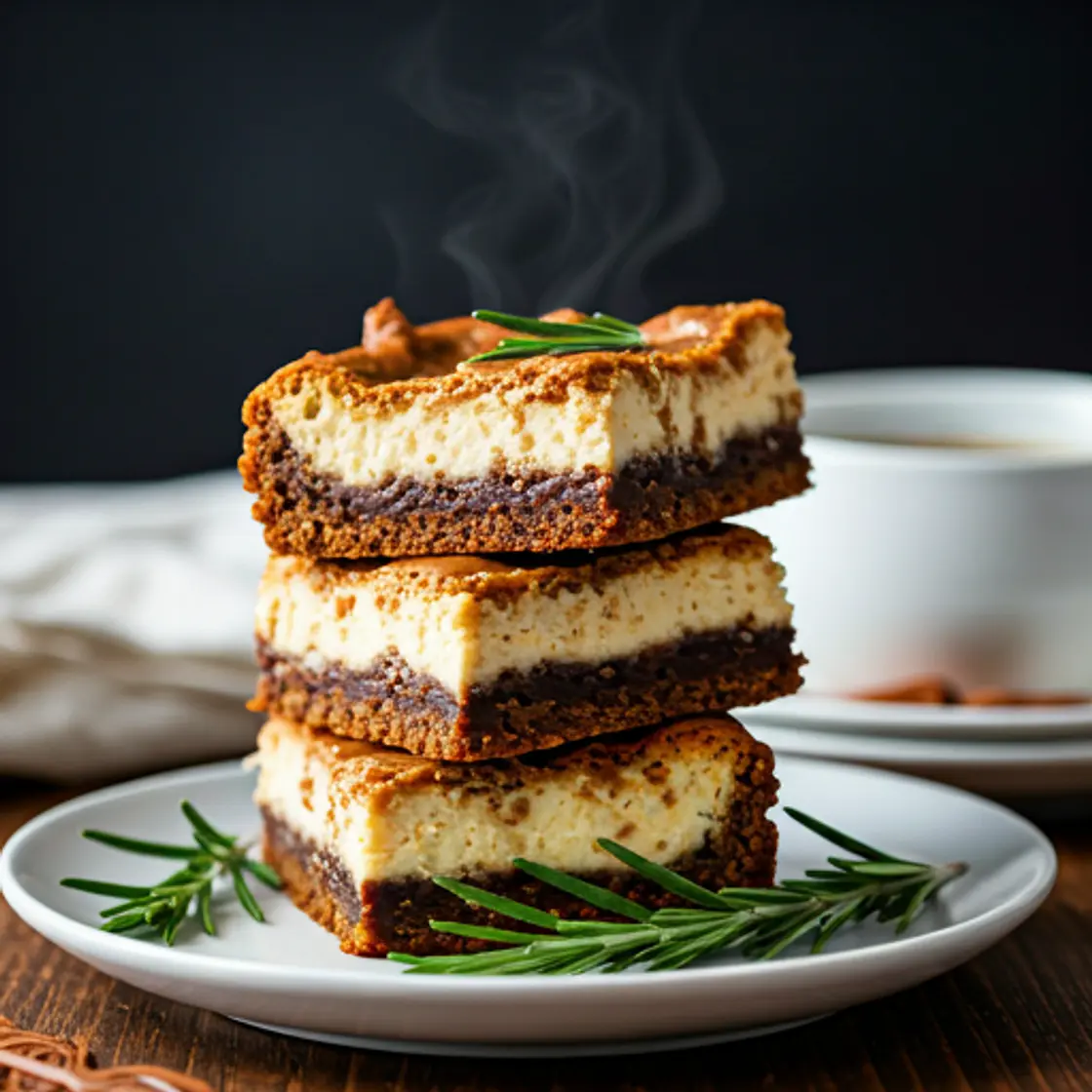 Gingerbread Cheesecake Bars