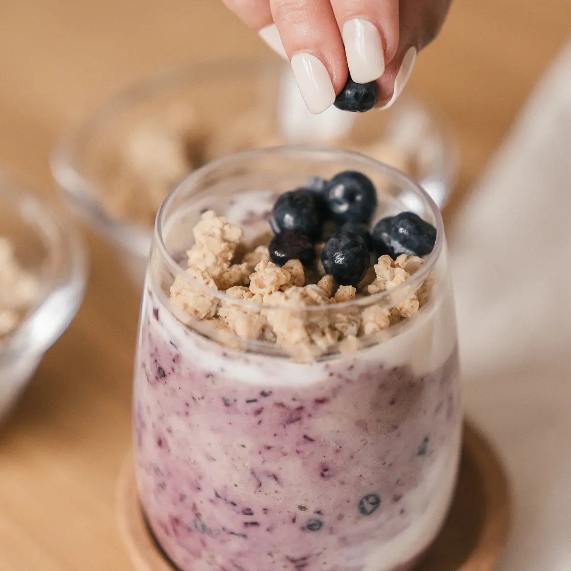 Blueberry and Green Tea Shake