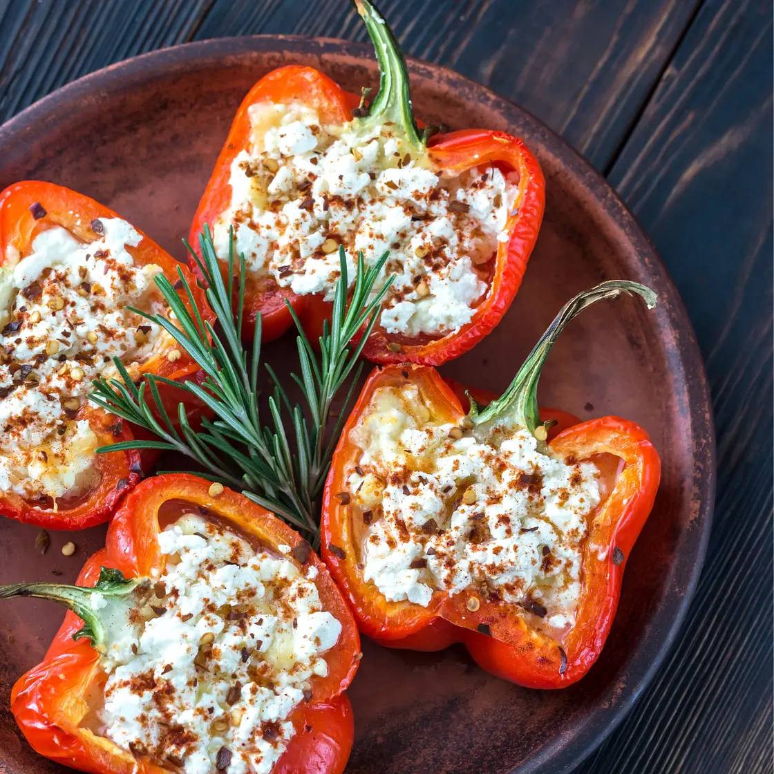 Pepper with Jewelled Feta