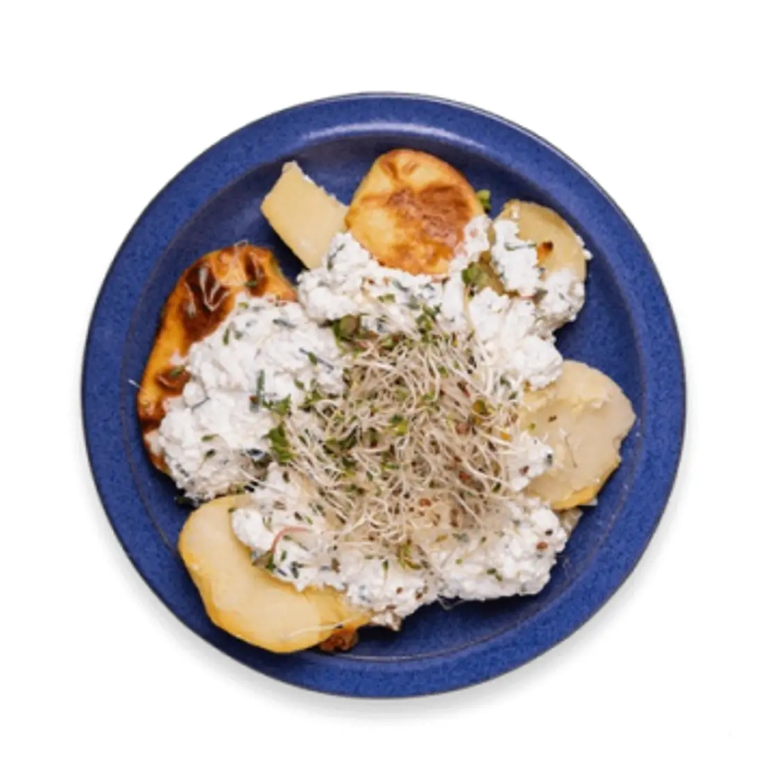 Pieczone ziemniaki z twarogiem