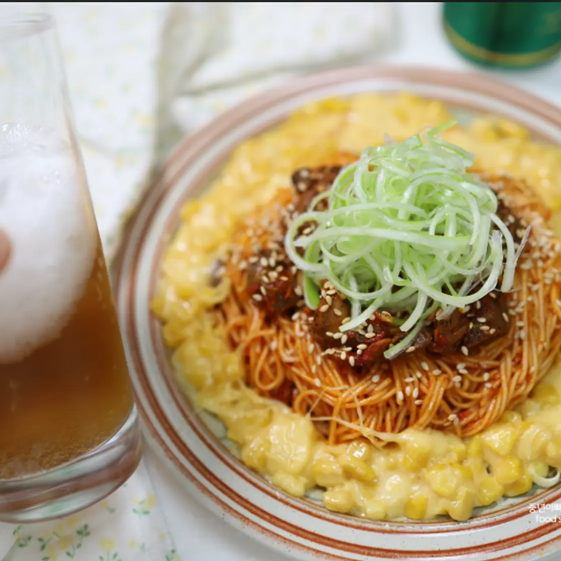 골뱅이 불닭 콘치즈