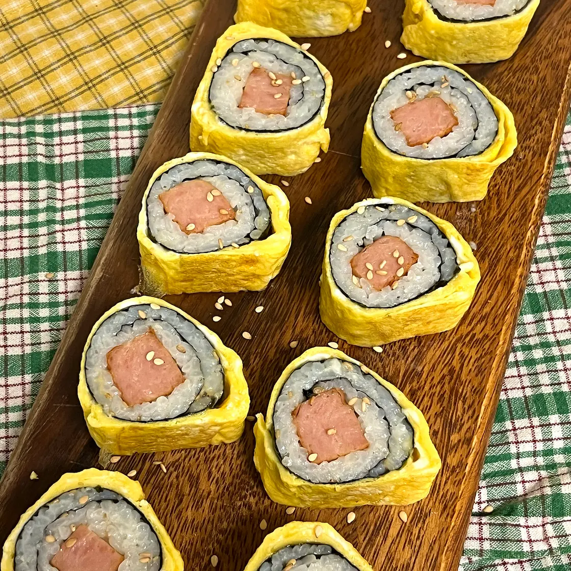 Simple & Easy Spam & Egg Kimbap