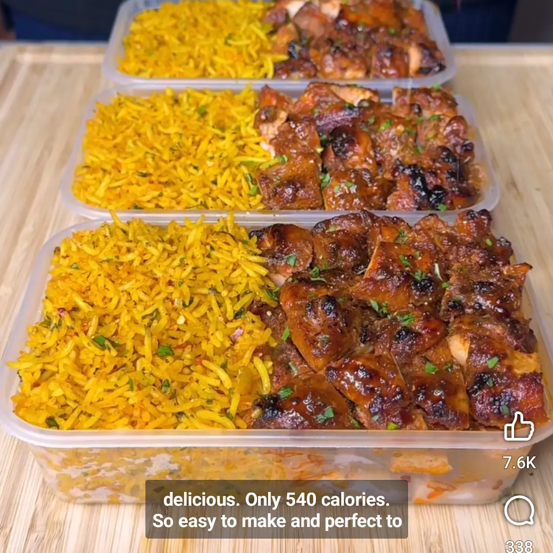 Honey chipotle chicken and rice