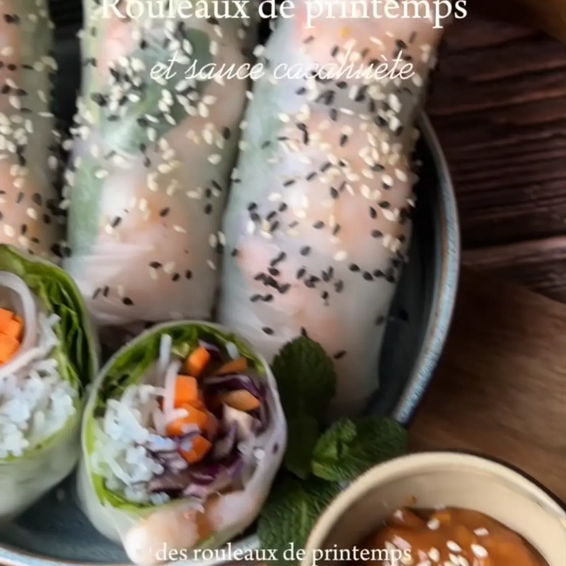 Rouleaux de Printemps, Sauce Cacahuètes