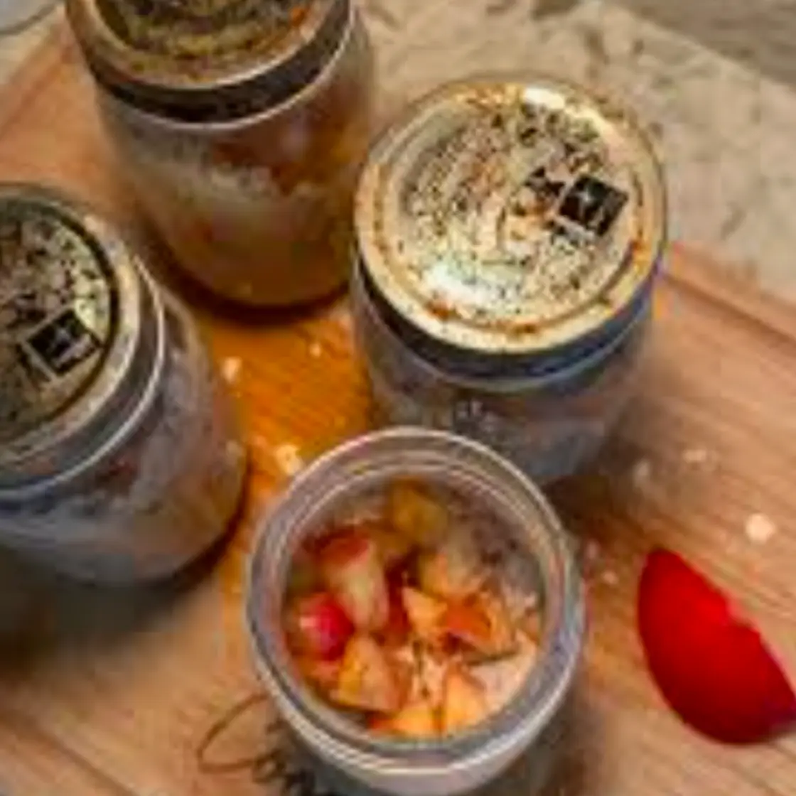 Toffee Apple Pie Protein Overnight Oats