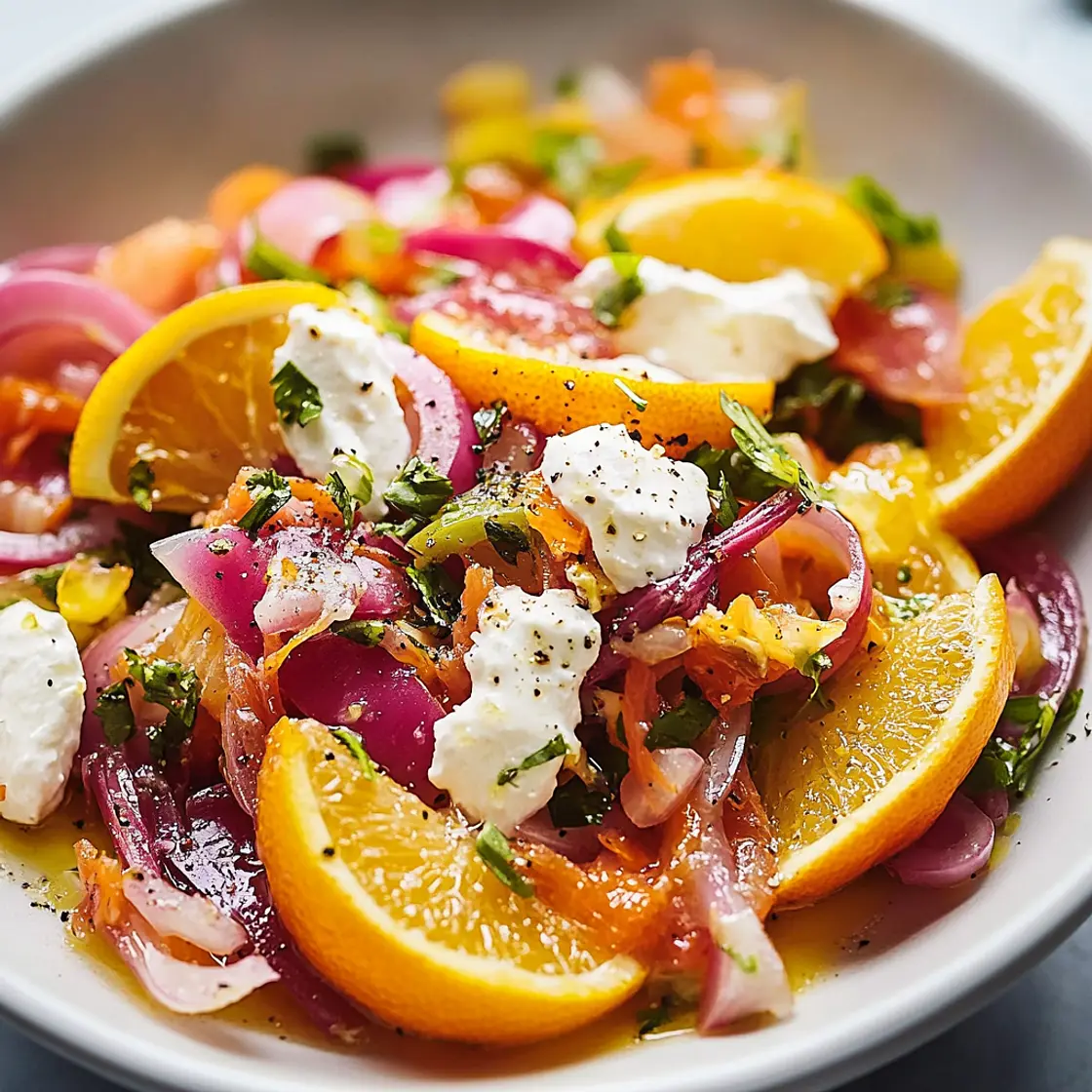 Refreshing Citrus and Red Onion Salad Recipe