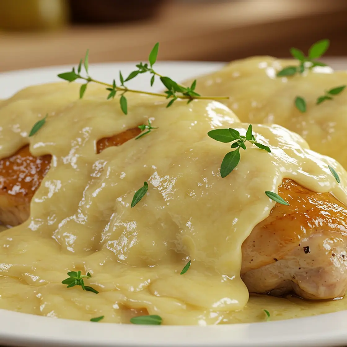 Poulet à la cancoillotte – Recette facile