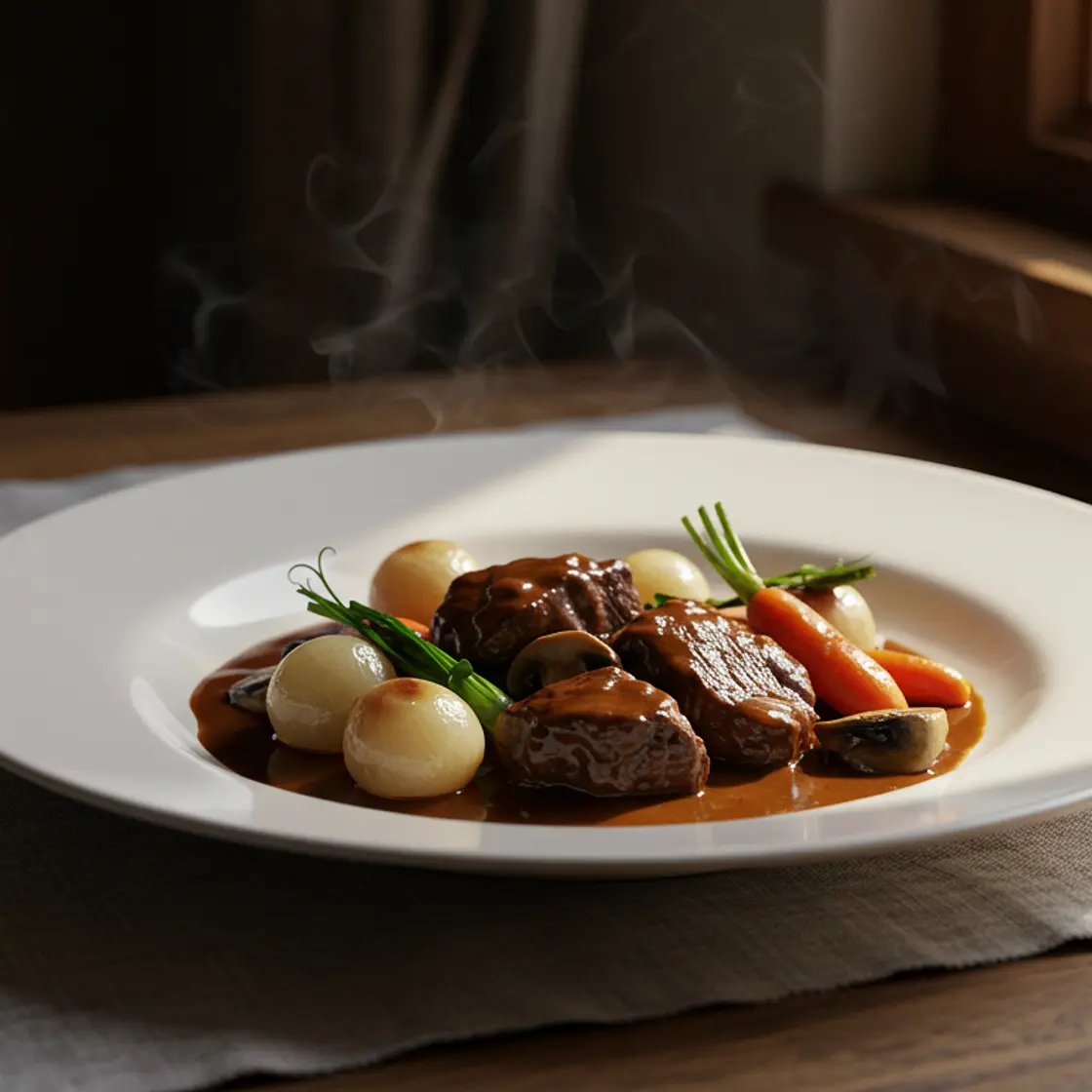 Recette du Bœuf Bourguignon (sans vin)