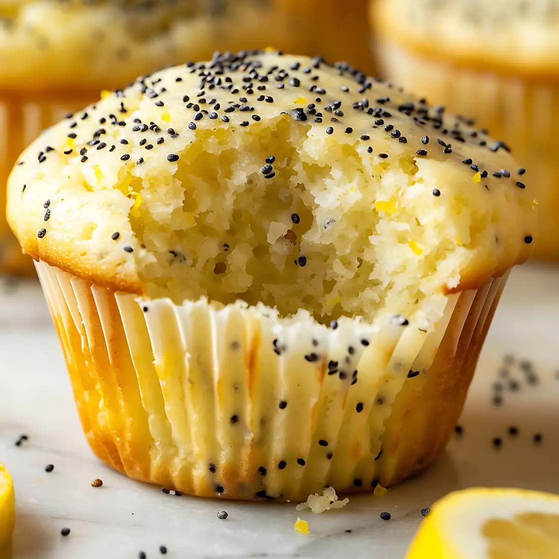 The Best Lemon Poppy Seed Muffins Recipe | Bakery-Style Delight
