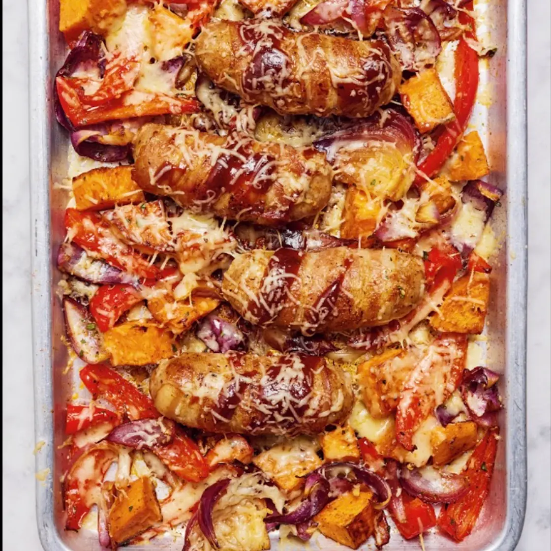 Hunters sausage Traybake