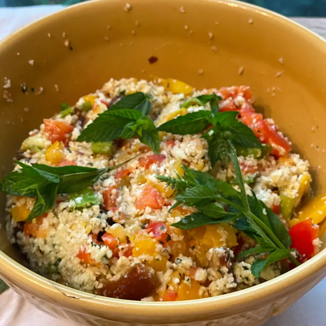 Cauliflower 'Couscous' Salad