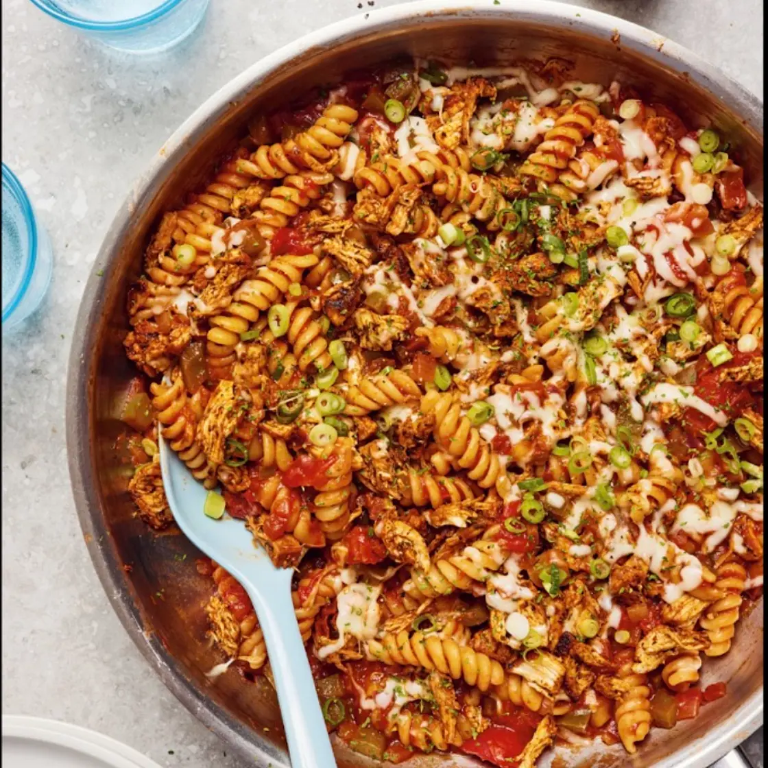 Cajun Honey BBQ Chicken Pasta