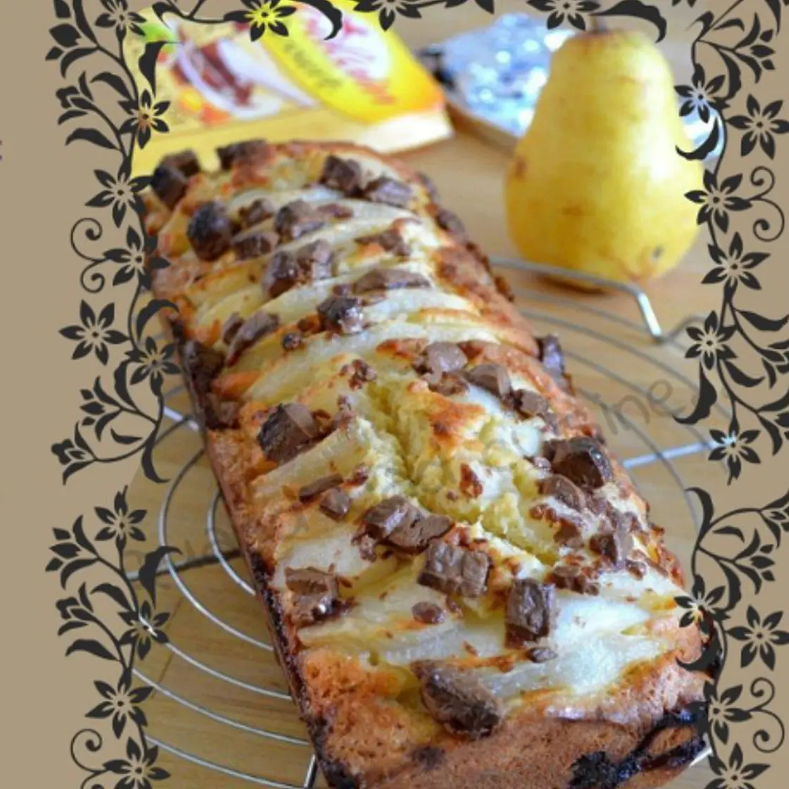 Cake poire chocolat