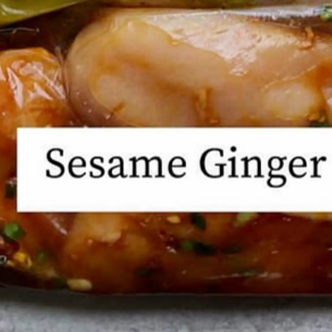 Ginger Sesame Chicken Marinade