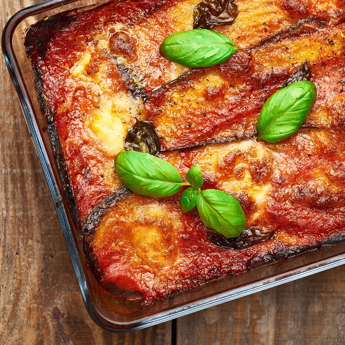 Parmigiana di Melanzane (No Frying)