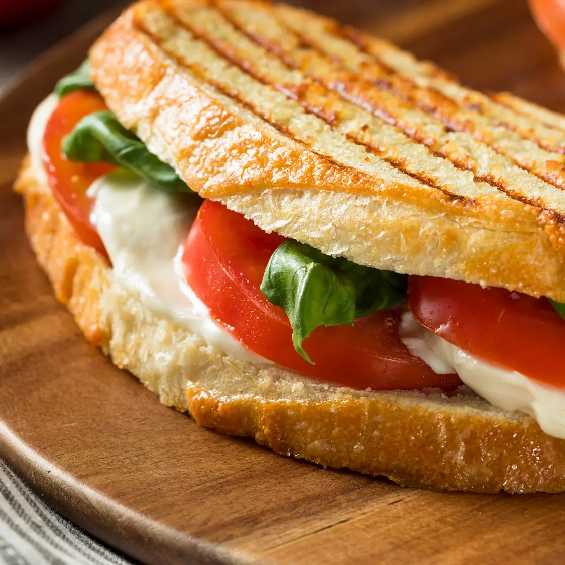Super Quick Caprese Melt (Vegetarian)
