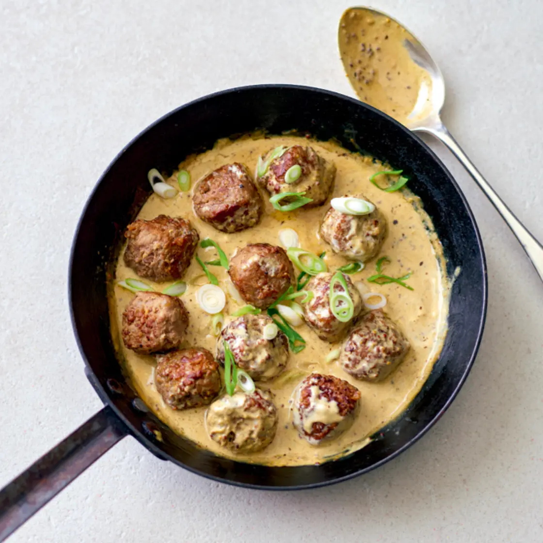 Meatballs in Mustard Sauce