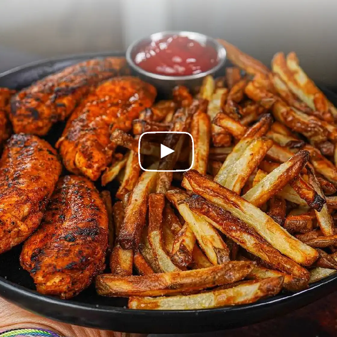 Blackened Chicken Tenders & Fries Meal