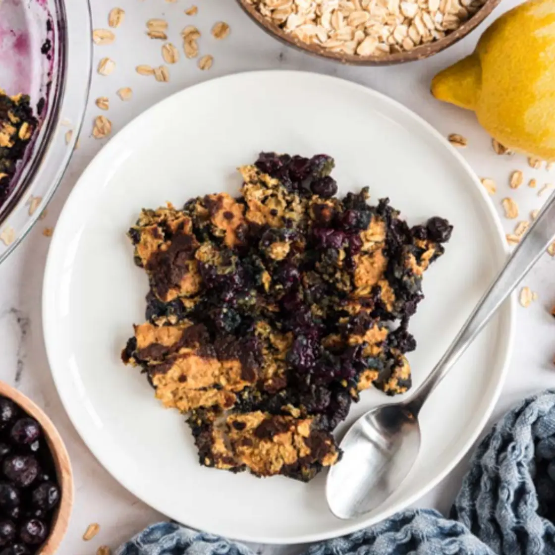 Blueberry Chia Oat Crumble
