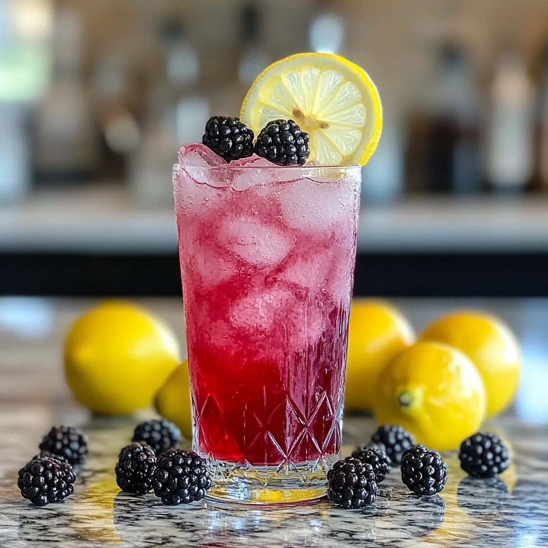 Blackberry Bourbon Lemonade