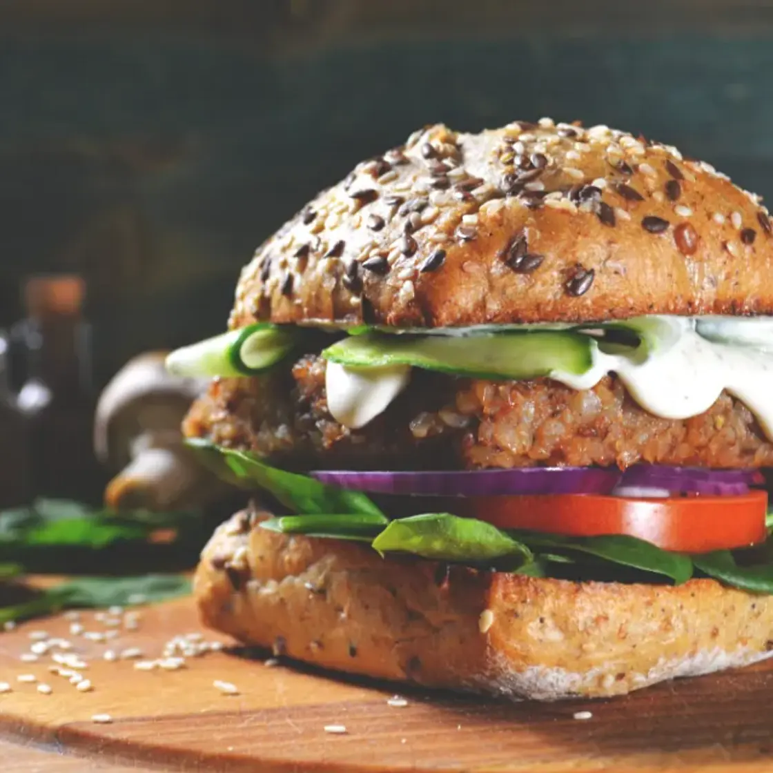 Hearty Mushroom Burgers