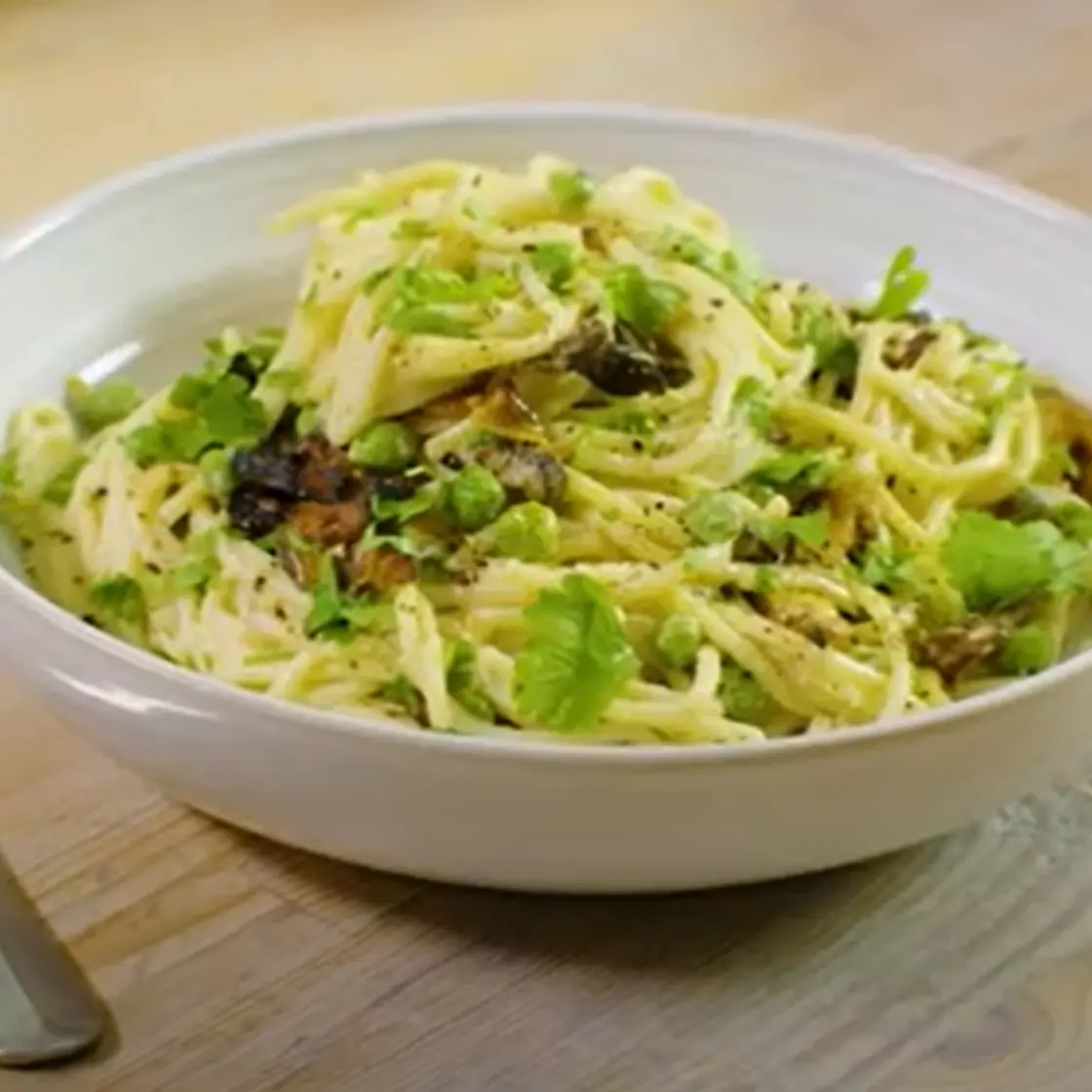 Vegan Mushroom Carbonara