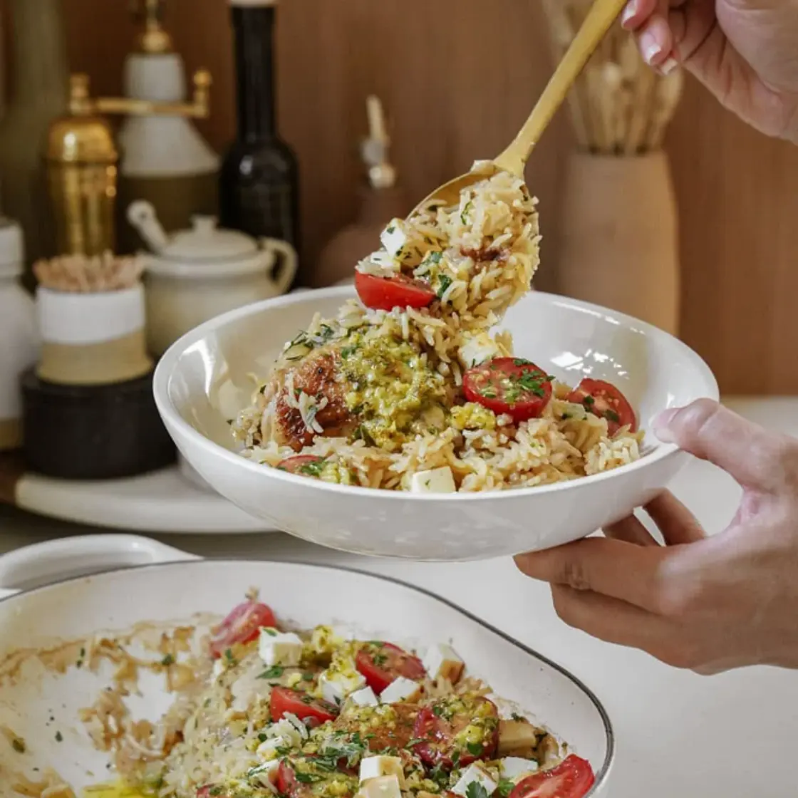 Oven Baked Chicken and Rice