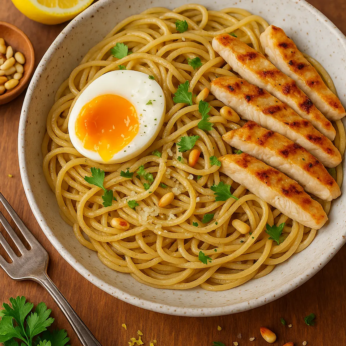 Pâtes citron parmesan