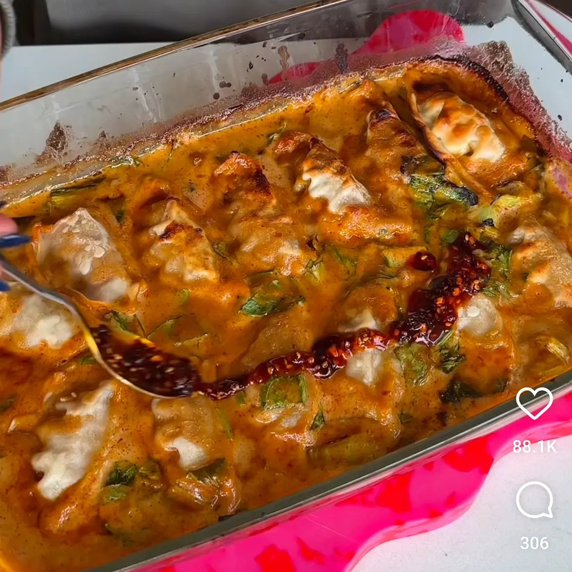 One pan red curry dumplings
