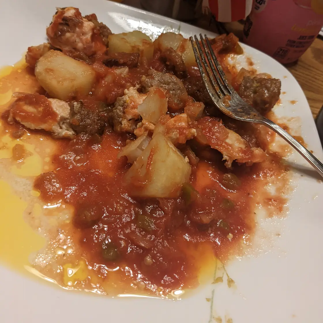Spanish Chicken With Chorizo and Potatoes