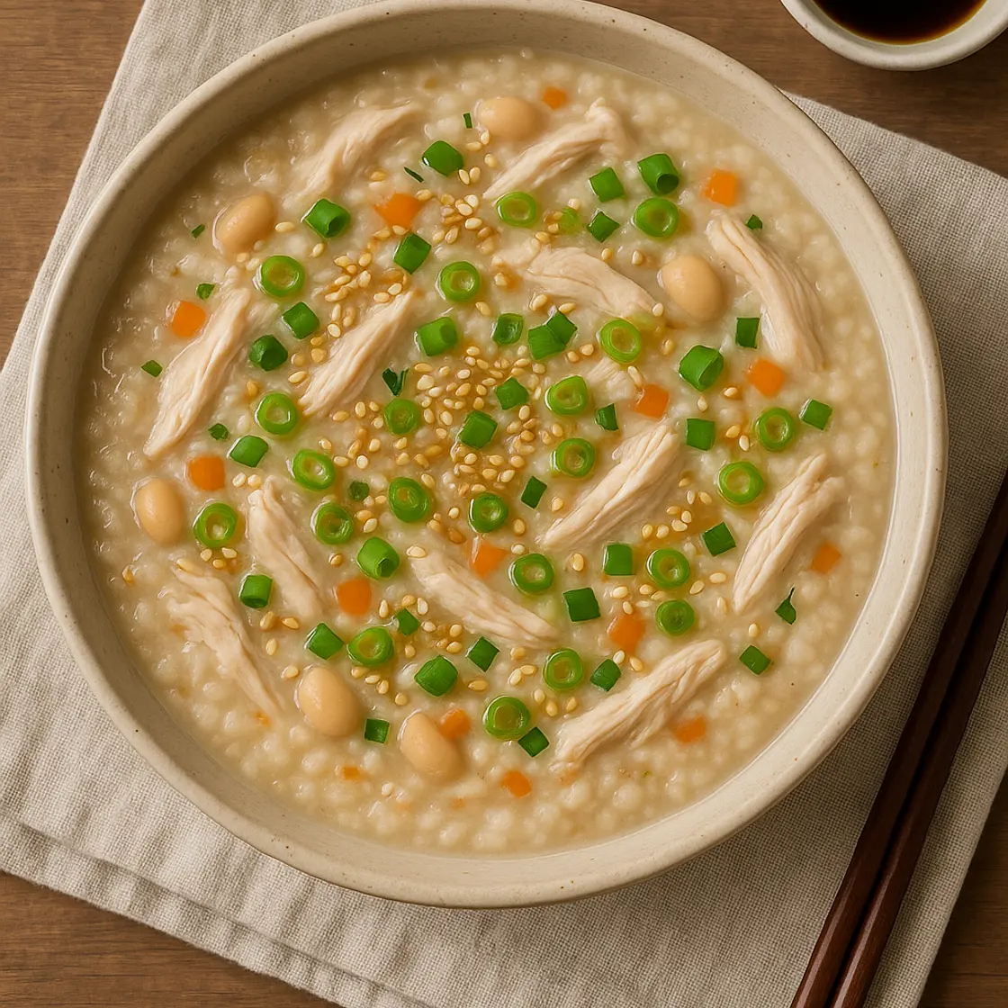 High-Protein Dak Juk (Korean Chicken Porridge)