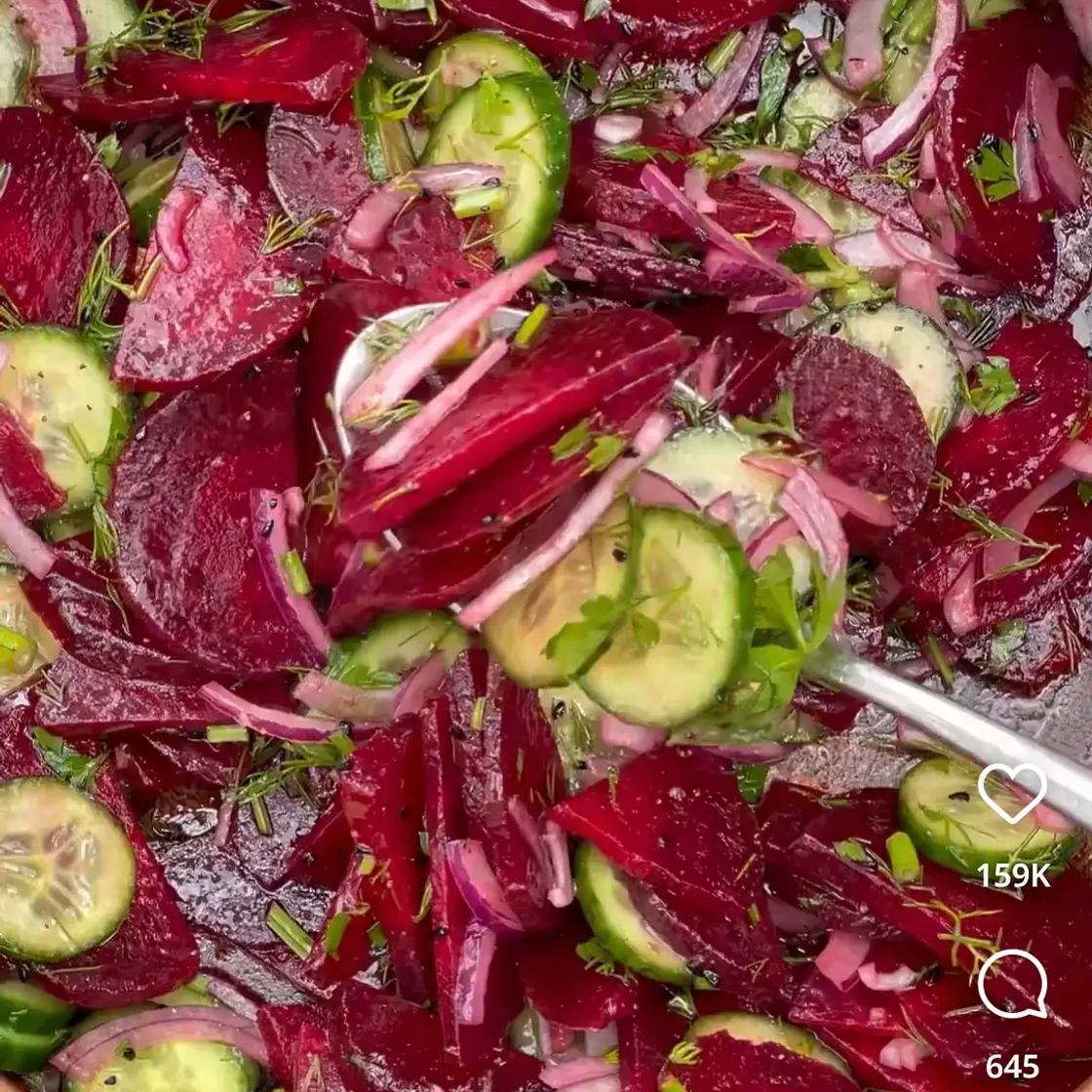 Beet & Cucumber Salad