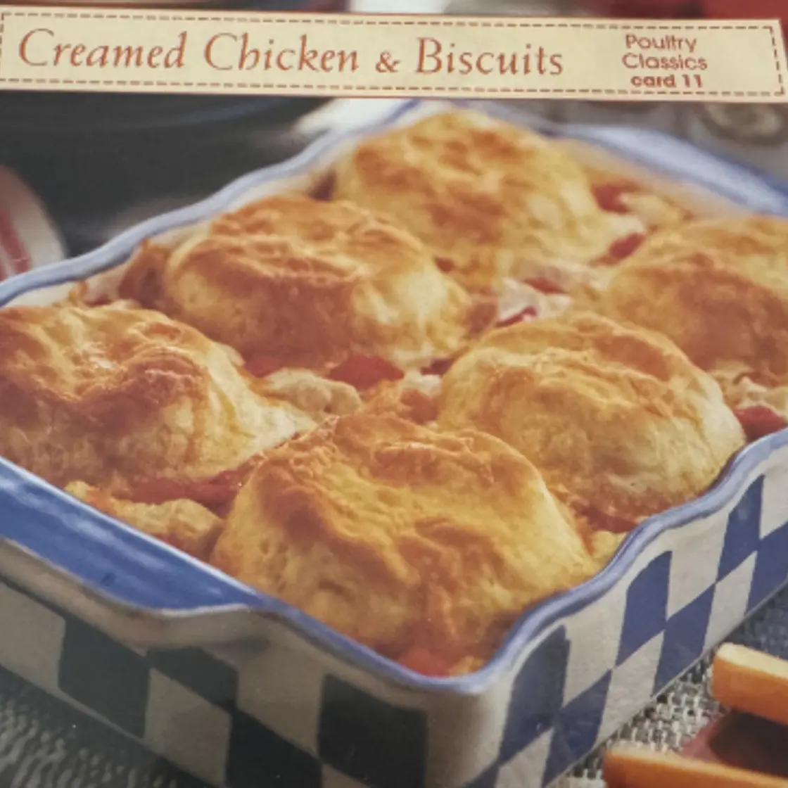 Creamed Chicken & Biscuits
