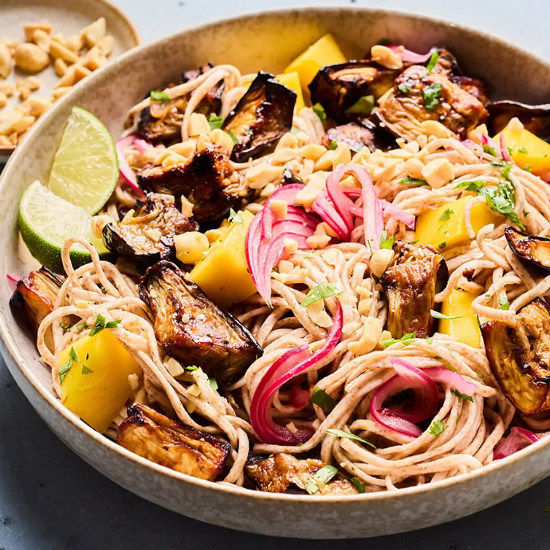Miso Mango Noodle Salad
