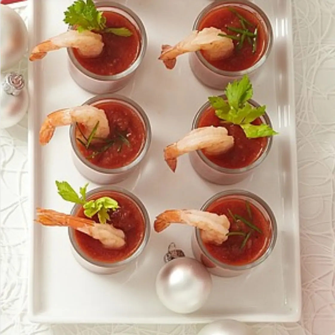 SHRIMP AND TOMATO CUPS