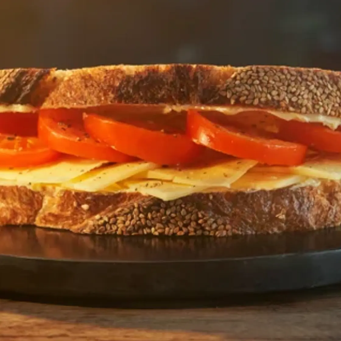 Cheese & tomato sandwiches