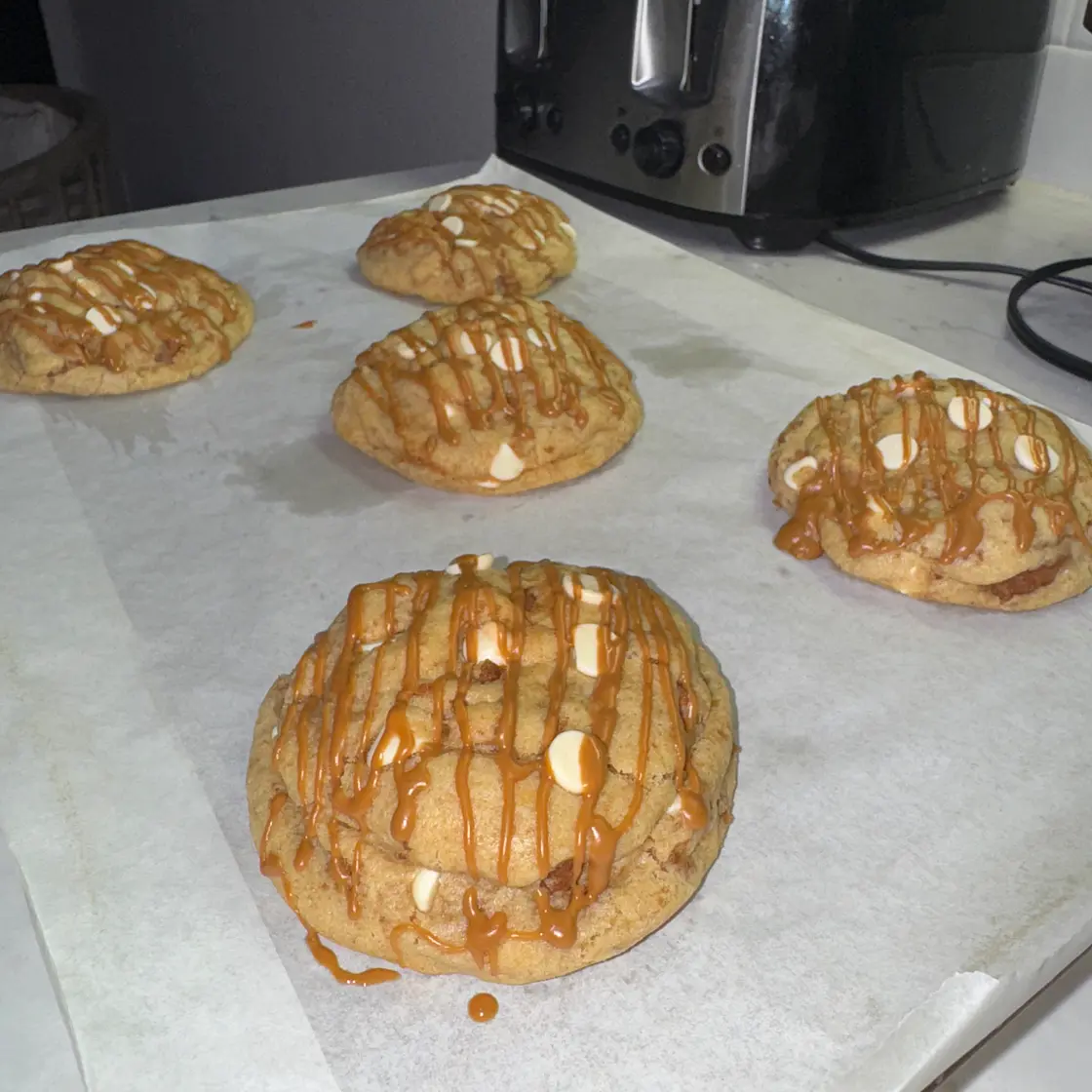 Biscoff Stuffed Cookies