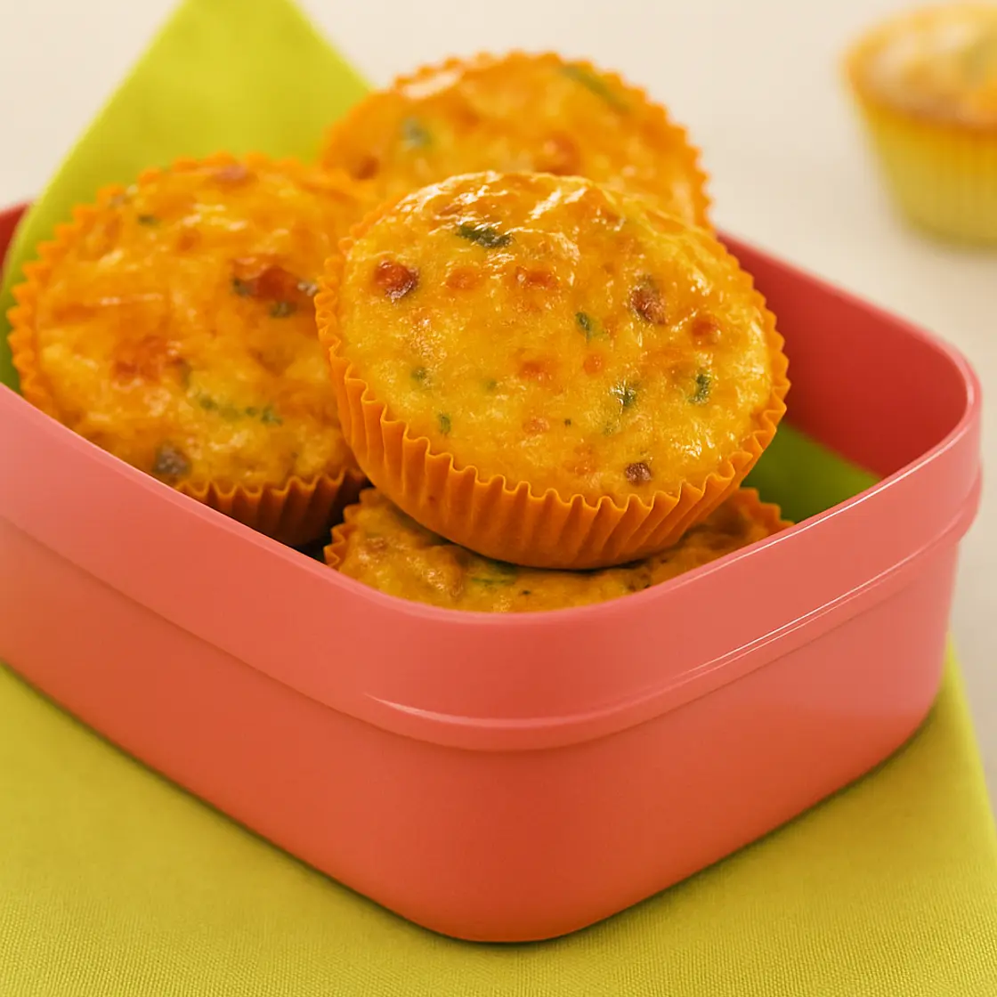 Muffins colorés aux légumes