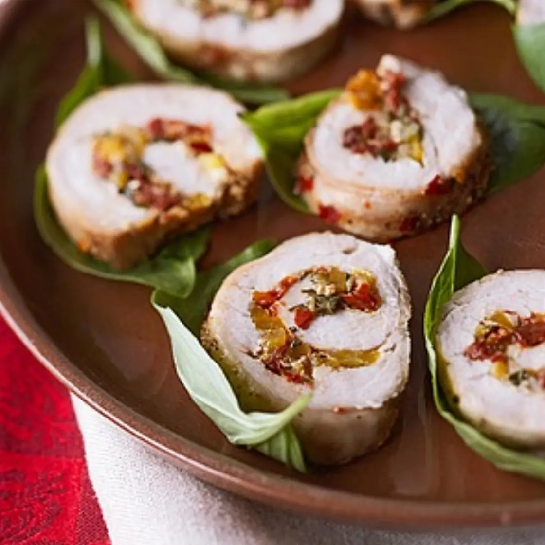 GREEK STUFFED TURKEY ROULADE