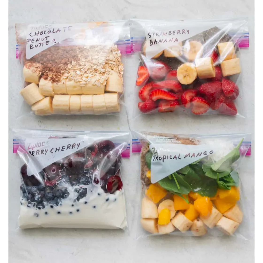 Kids super food squeezie pouches
