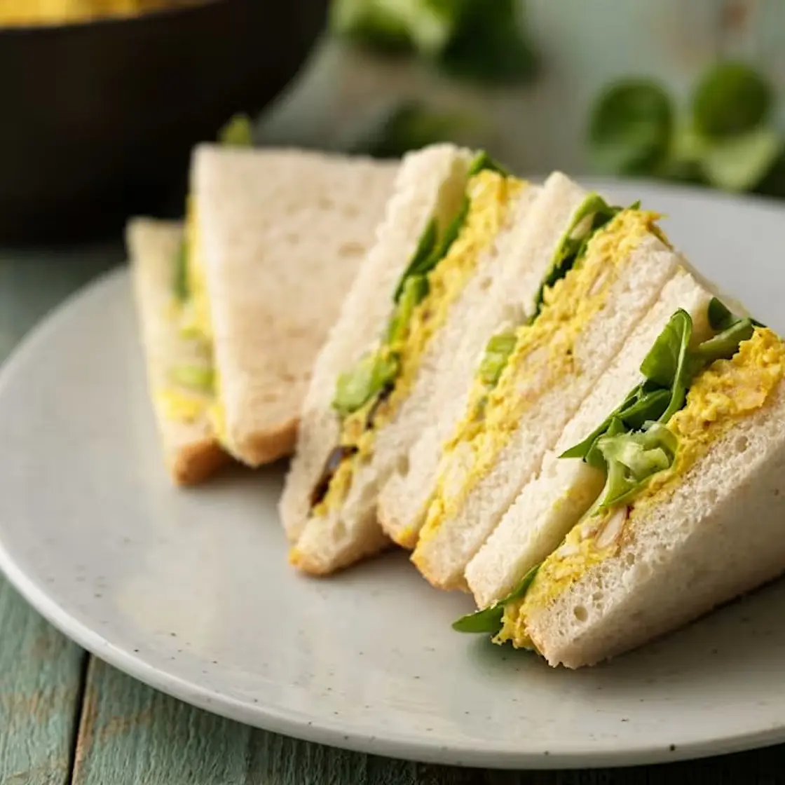Authors CC Coronation Chicken Sandwiches
