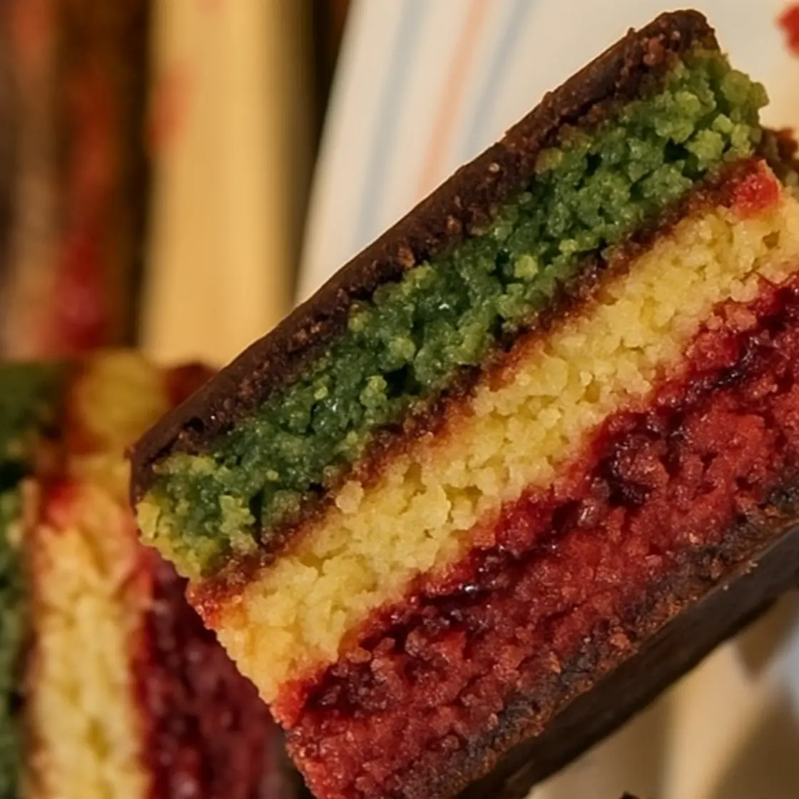 Dye Free Rainbow Cookies