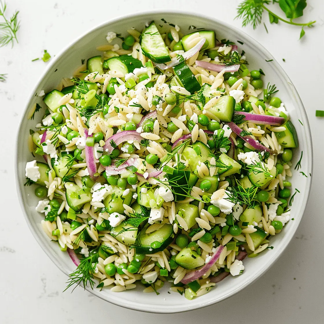 Spring Pea & Feta Orzo