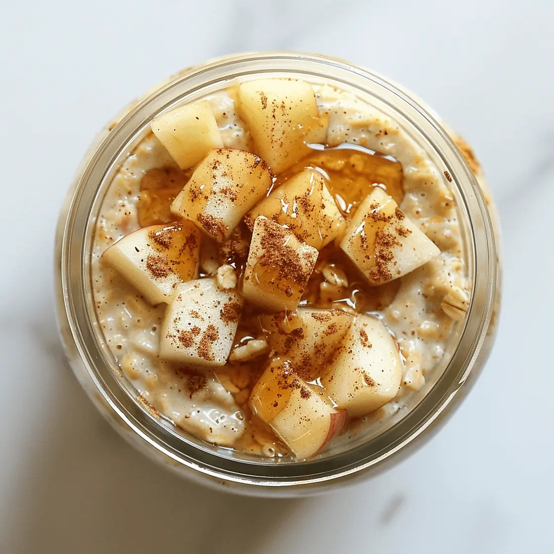 Apple Cinnamon Overnight Oats