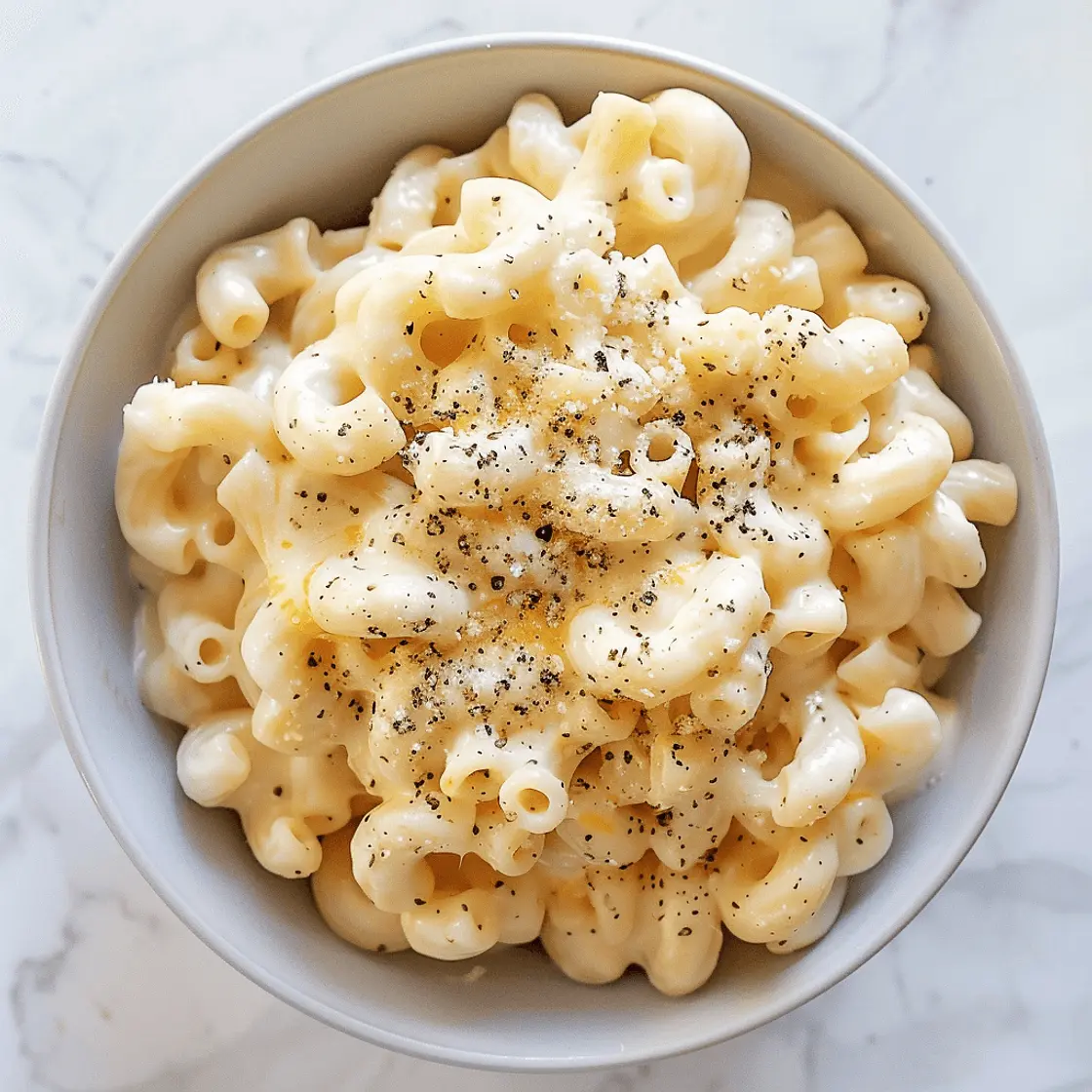 Stovetop Mac & Cheese with Sharp Cheddar & Parmesan